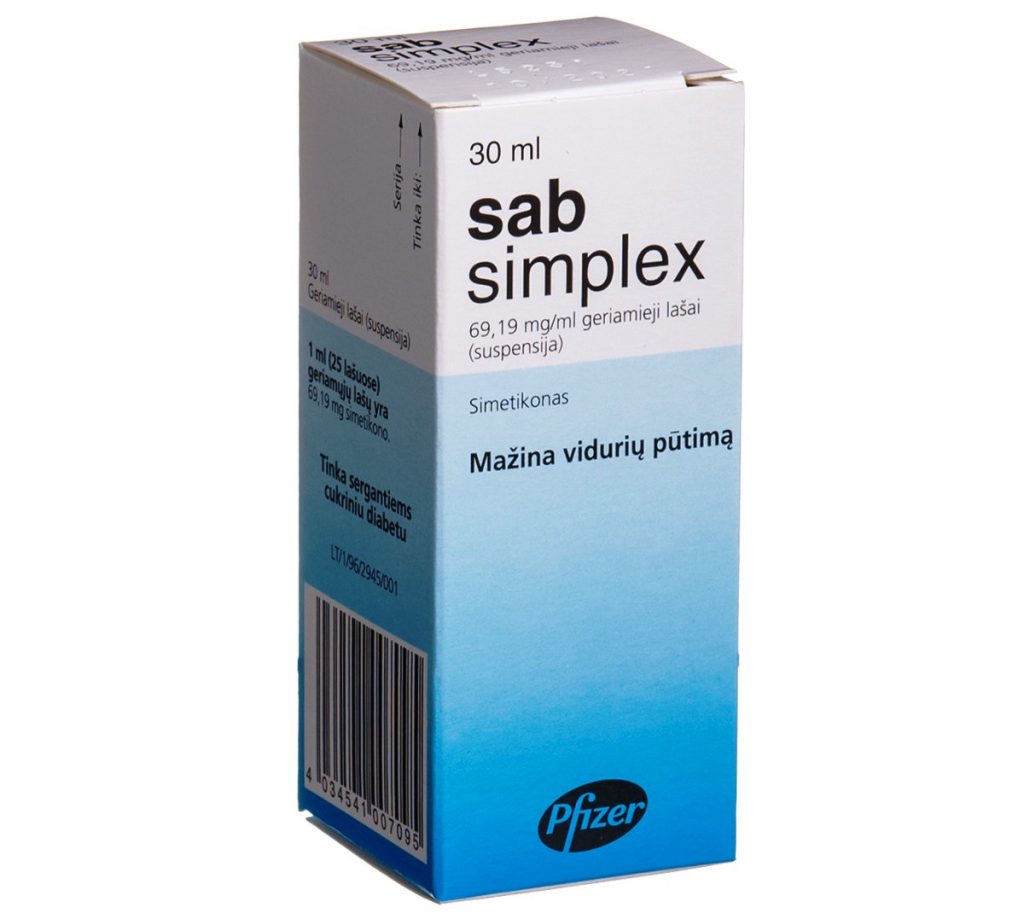 Original Sab simplex symethicone