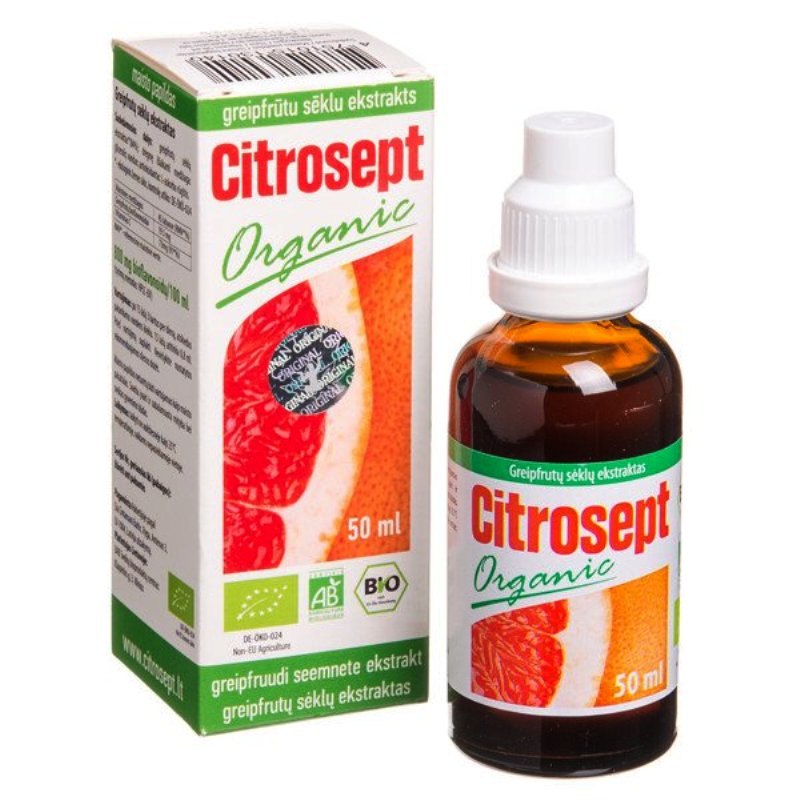 CITROSEPT Organic Grapefruit Seed Extract 50 ml C Vitamin