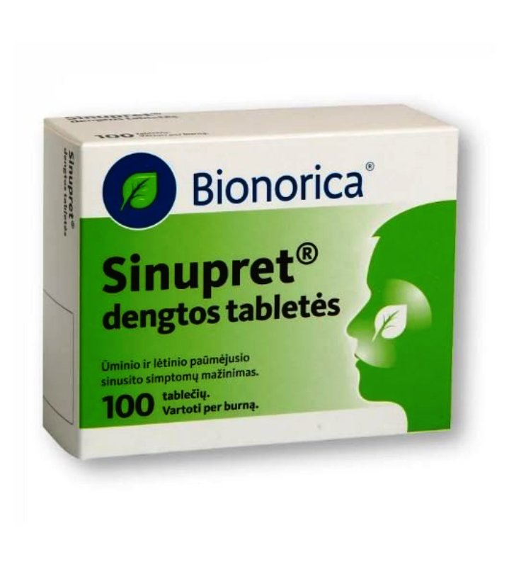 Sinupret 100 Tablets – Support For Healthy Sinus And Respiratory Function