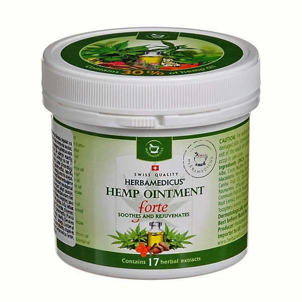 Herbamedicus hemp ointment Forte dry skin wrinkles 125ml