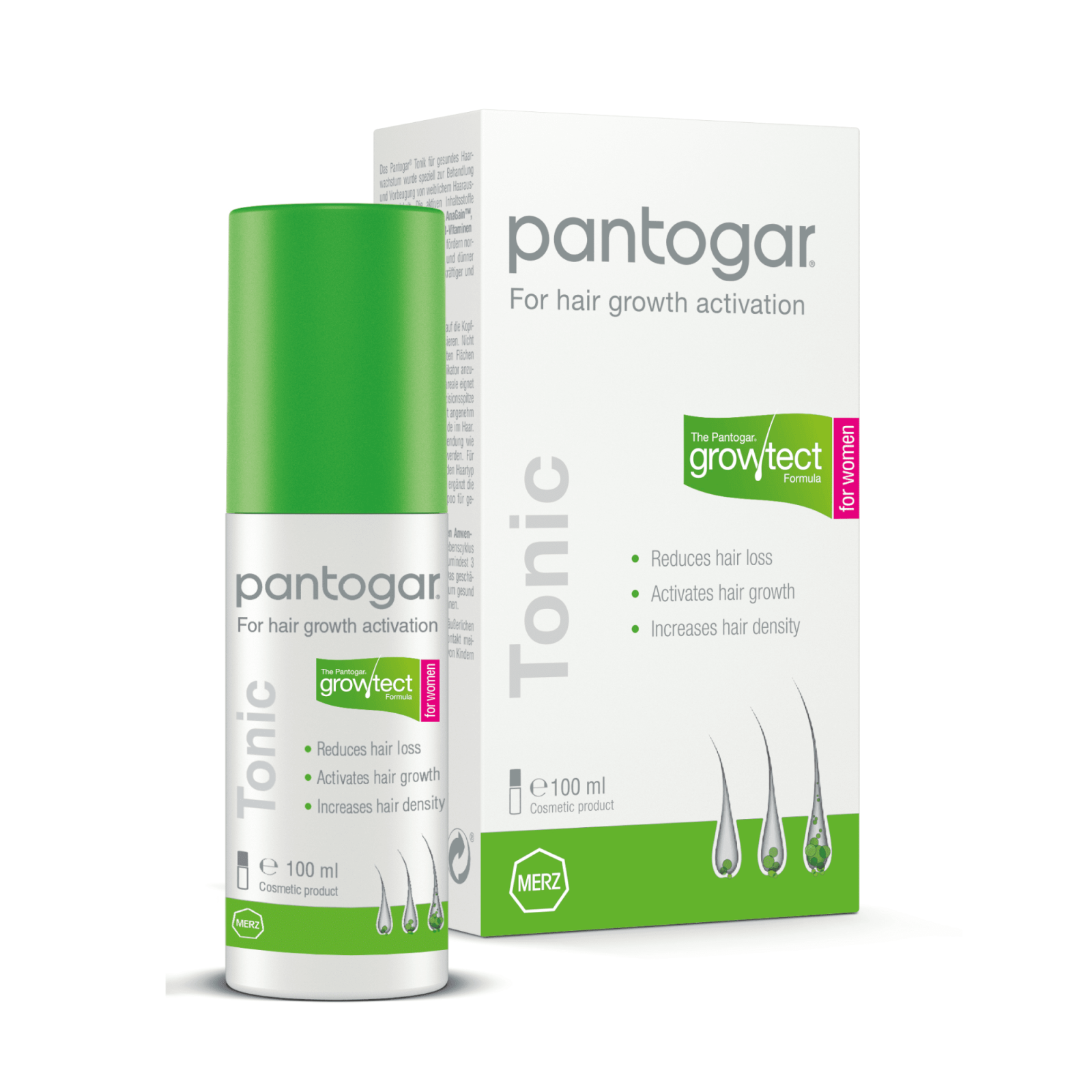 Pantogar Pantovigar for Women Tonic difference