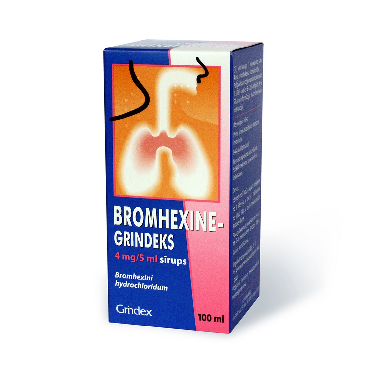 Bromhexine 4 mg Syrup 100 ml for children