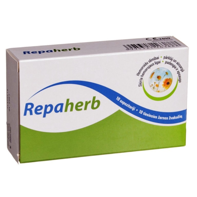 Repaherb suppositories N10 hemorrhoids