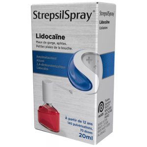 STREPSILSPRAY with LIDOCAINE