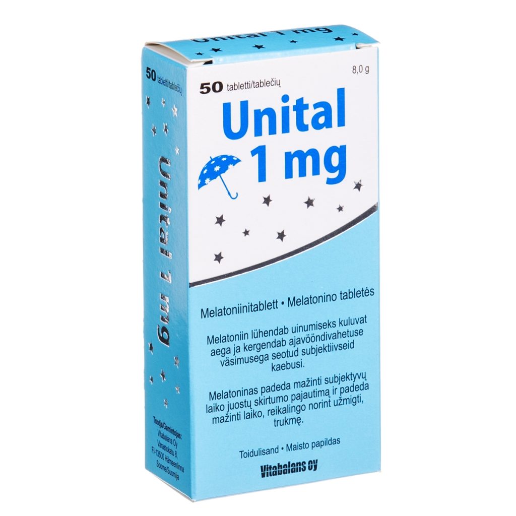 UNITAL 1 MG Melatonin