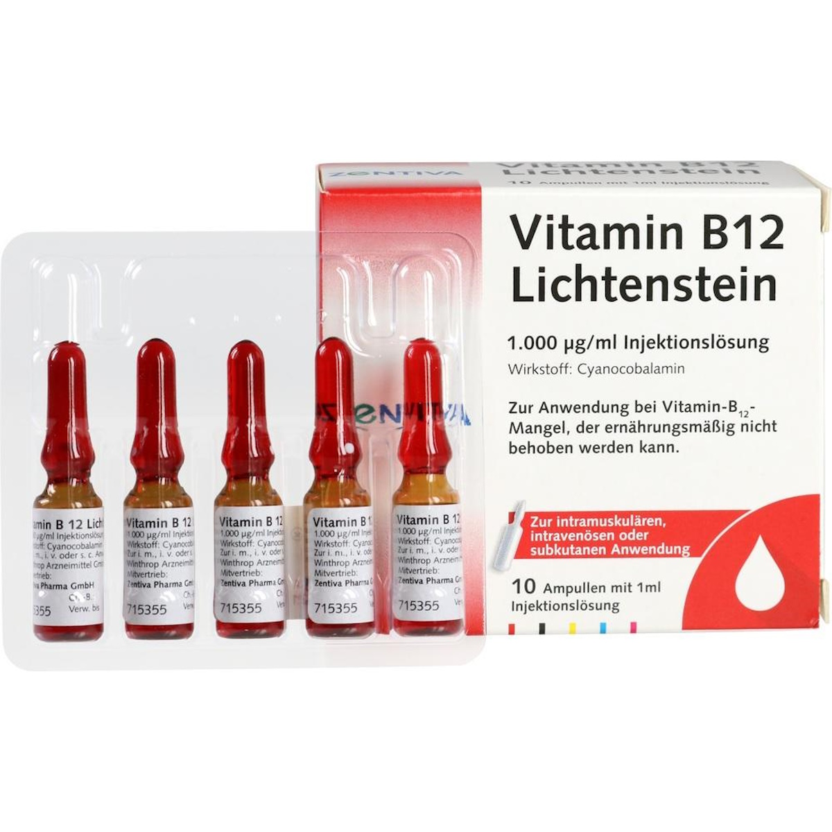 VITAMIN B12 1,000 μg Lichtenstein ampules